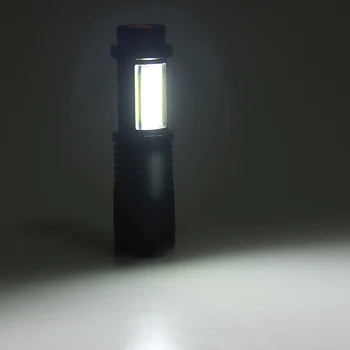 2000 liumenų, built-in baterijos XP-G Q5 zoom dėmesio mini led žibintuvėlis fotoblyksčių lempos, kolonėlė pen, šviesos, atsparus vandeniui lauko