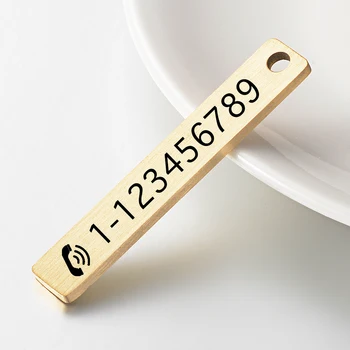 Custom Graviruotas Keychain Automobilio Logotipas, Pavadinimas Nerūdijančio Plieno Asmeninį Dovanų Individualų Anti-lost paketų prižiūrėtojų raktinę Klavišą Grandinės Žiedas SL-026