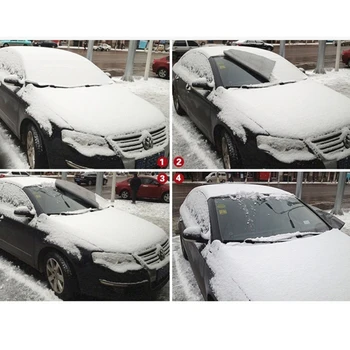 150 X 70cm Automobilių skėtį nuo saulės Priekiniai Valytuvai Sniego, Šalčio, Saulės Izoliacija Priekiniai Ir Galiniai Saulės Anti-Sniego Blokų Dvigubos Paskirties
