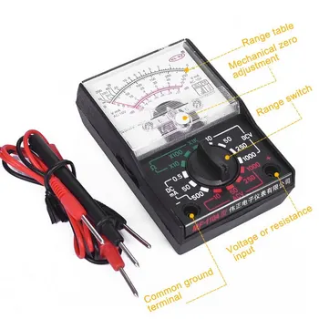 AC DC Įtampos Testeris Multimetras Elektros Voltmeter Ammeter Multimetras Multi-Testeris, Skaitmeninis Multimetras
