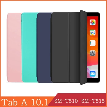 Funda Samsung Galaxy Tab 10.1 2019 SM-T510 SM-T515 WI-FI 3G LTE Odos Flip Cover Tablet Atveju Atramą 