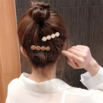 Mados Korėja Kristalų, Cirkonio Plaukų Clips Merginos Plaukų Segtukai Geometrinis Turas Hairgrip Moterų Žiburių Plaukų Aksesuarai