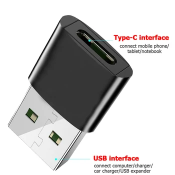 USB 3.0 Male į USB C Tipo Moterų OTG Duomenų Adapteris USB-C Kabelio Konverteris, Skirtas 