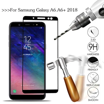 Grūdintas Stiklas Samsung Galaxy A6 2018 A600FN SM-A600F Screen Protector For Samsung A6 Plius 2018 A6Plus A605FN SM-605F 6