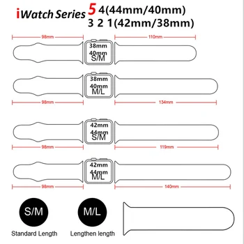Silikono Dirželis Apple Watch band 44mm 40mm 38mm 42 mm Gumos diržas smartwatch apyrankė Sporto apyrankę iWatch 