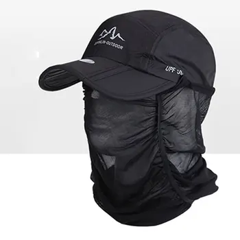 Unisex Vasaros Kibirą Skrybėlę, Veidą Padengti Saulės Skrybėlę Su Kaklo Atvartu Lauko UV Apsauga Didelio Masto Kraštų Pėsčiųjų Žvejybos Kvėpuojantis Bžūp