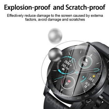 5vnt 9H Premium Grūdintas Stiklas Huawei Honor Žiūrėti Magic 2 46mm Smartwatch Screen Protector, Plėvelė, Priedai