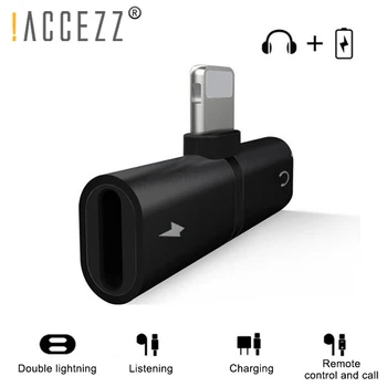 !ACCEZZ 2 1 Audio Adapteris, Skirtas Apple iPhone 