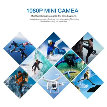 Naujas HD 1080P Mini Kamera, Naktinio Matymo Mikro Mažųjų Slaptai Kišenėje Kameros Kamera Paramos Paslėpta Kamera Ip Security