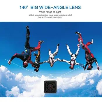 Naujas HD 1080P Mini Kamera, Naktinio Matymo Mikro Mažųjų Slaptai Kišenėje Kameros Kamera Paramos Paslėpta Kamera Ip Security