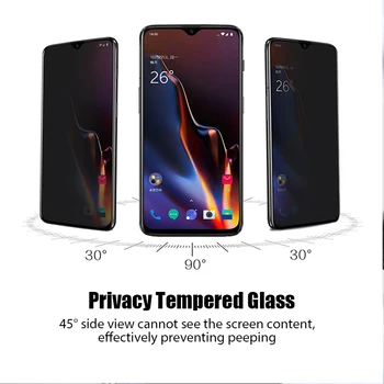 Telefonas Plėvelė Anti-spy Privacy Screen Protector for Redmi 9 Pastaba Magic Anti Spy Grūdintas Stiklas apie Xiaomi Redmi 9 Pastaba Pro 9S Priekiniai